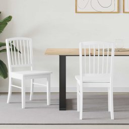 Scaune de dining 2 pcs Alb 50 x 52,5 x 91 cm GartenMobel Dekor
