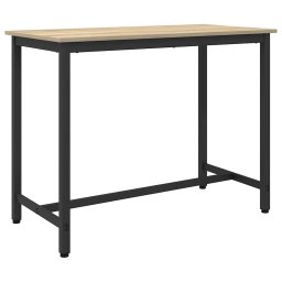 masa Stejar Sonoma 100 x 50 x 76,5 cm Lemn ingineresc si otel GartenMobel Dekor