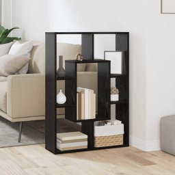 Dulap pentru carti Stejar Negru 63 x 20 x 90 cm Lemn compozit GartenMobel Dekor