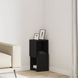 Dulap de colt Alb 25,5x25x55cm Lemn compozit GartenMobel Dekor
