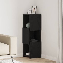 Dulap de colt Alb 30,5x30x95cm Lemn compozit GartenMobel Dekor