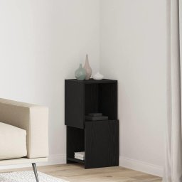 Dulap de colt Alb 30,5x30x65cm Lemn compozit GartenMobel Dekor