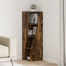 Dulap de colt Alb 32x32x102cm Lemn compozit GartenMobel Dekor