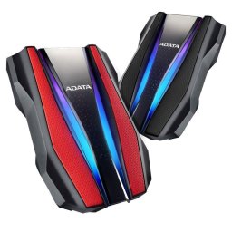 Hard disk extern External HDD Adata Durable HD770 1TB USB3 Red, IP68 certificate