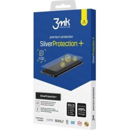 Folie protectie ecran 3mk SilverProtection+ antimicrobiana (Montaj umed) pentru Apple iPhone 12 Mini