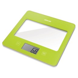 Cantar de bucatarie SKS 5031GR , Ecran LCD, Sticla securizata, Verde