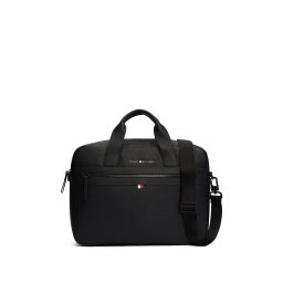 TOMMY HILFIGER Geantă laptop 'Essential' albastru închis / roșu / negru / alb