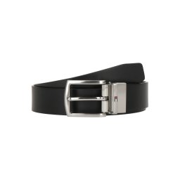 TOMMY HILFIGER Curea 'Flag Rectangular Buckle Reversible' albastru marin