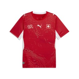 PUMA Tricot 'Schweiz 2026' roșu / alb