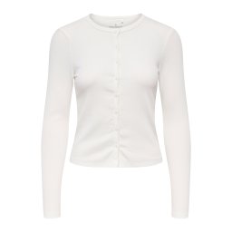 ONLY Geacă tricotată 'ONLBETTY' alb