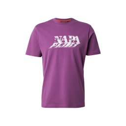 NAPAPIJRI Tricou 'S-LODESTAR' lila / alb
