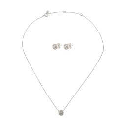 MICHAEL Michael Kors Set de bijuterii argintiu / transparent