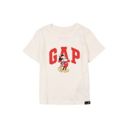 GAP Tricou 'V-DISLOGO X GAP' galben / roșu / negru / alb lână