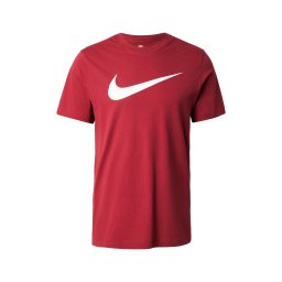 Nike Sportswear Tricou 'Swoosh' roșu / alb