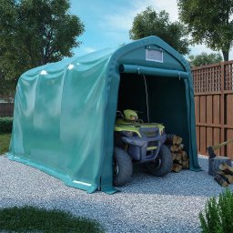 Gossi cort de garaj, verde, 2,4 x 3,6 m, pvc