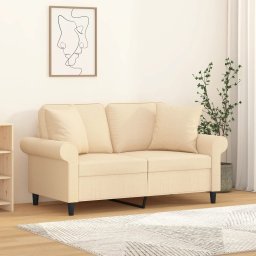 Gossi perne decorative 2 buc. crem 40x40 cm, material textil