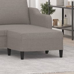 Gossi taburet, gri taupe, 70x55x41 cm, material textil