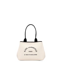 KARL LAGERFELD Geantă K/Rsg Convertible Trapeze Tote B1W50010 106 natural