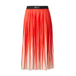 KARL LAGERFELD Fusta Commercial Pleated B1W12008 518 tangerine tango
