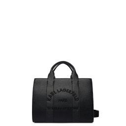 KARL LAGERFELD Geantă K/Rsg Md Square Tote Peb Emb B1W30041 999 black