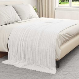 Paturi de aruncat 6 pcs Alb 200 x 150 cm Molton GartenMobel Dekor