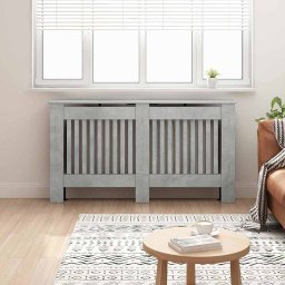 Capac pentru radiator Gri din beton 152 x 19 x 81,5 cm GartenMobel Dekor