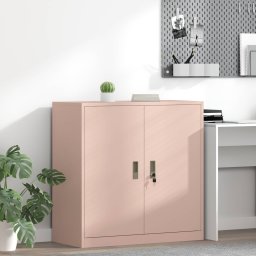 Dulap de depozitare Roz 90 x 40 x 90 cm Otel Laminat la Rece GartenMobel Dekor