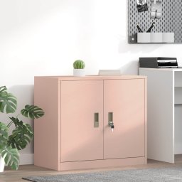Dulap de depozitare Roz 80 x 40 x 70 cm Otel Laminat la Rece GartenMobel Dekor