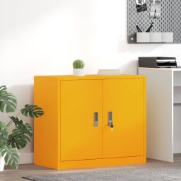 Dulap de depozitare cu depozitare Galben mustar 80 x 40 x 70 cm GartenMobel Dekor