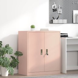 Dulap de depozitare Roz 80 x 40 x 90 cm Otel Laminat la Rece GartenMobel Dekor