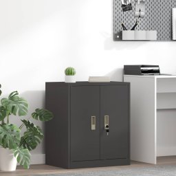 Dulap de depozitare Negru 60 x 40 x 70 cm Otel Laminat la Rece GartenMobel Dekor