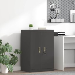 Dulap de depozitare Negru 60 x 40 x 90 cm Otel Laminat la Rece GartenMobel Dekor