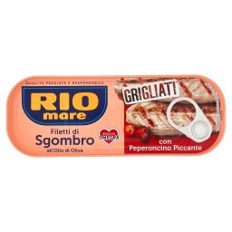 Rio Mare File de Macrou la gratar in ulei masline cu ardei iute 120 g