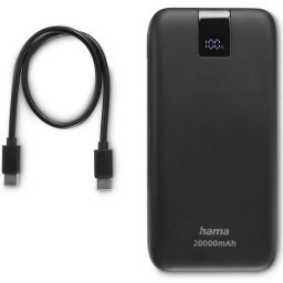 Baterie externa "PD 20" Power Pack 20000 mAh Outputs: 2x USB-C USB-A Fast Charging Negru