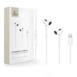 Casti Handsfree Lightning Ultraboost Core G2 Alb