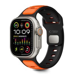 Curea Tech Protect IconBand Line Apple Watch 44 45 46 49 mm Black Orange