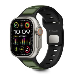 Curea Tech Protect IconBand Line Apple Watch 44 45 46 49 mm Black Green