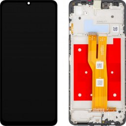 Piese si componente Display cu Touchscreen Samsung Galaxy A07 4G A075, cu Rama, Gri, Service Pack GH81-28044A