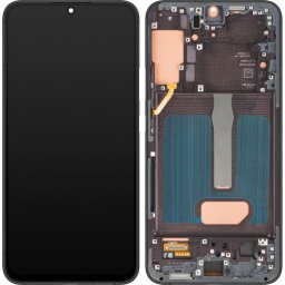Piese si componente Display cu Touchscreen MP compatibil cu Samsung Galaxy S22+ 5G S906, cu Rama, Negru