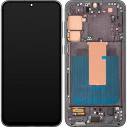 Piese si componente Display cu Touchscreen MP compatibil cu Samsung Galaxy S23+ S916, cu Rama, Negru