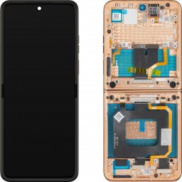Piese si componente Display cu Touchscreen Motorola Razr+ 2025 / Razr+ 2024 / Razr 50 Ultra, cu Rama, Sub Inner, Maro (Mocha Mousse), Service Pack 5D68C29482
