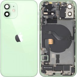 Piese si componente Capac Baterie Apple iPhone 12, Cu Carcasa Mijloc, Full Parts, Verde, Swap
