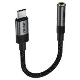 Adaptor Audio Type-C Tata la Jack 3.5mm Mama, 15cm - (J12) - Black