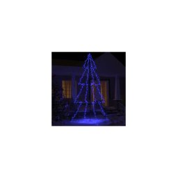 Brad Craciun conic 360 LED-uri, 143x250 cm, interior & exterior