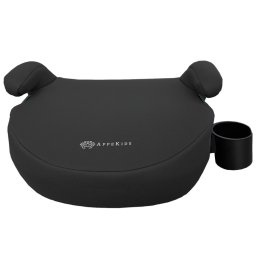 Inaltator auto cu isofix, I-SIZE, 125-150 cm , Appekids Junior - Black