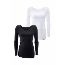 BENCH Tricou negru / alb