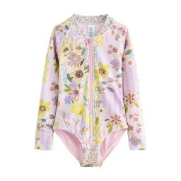 Next Costum de baie întreg galben / verde / mov lavandă / roz