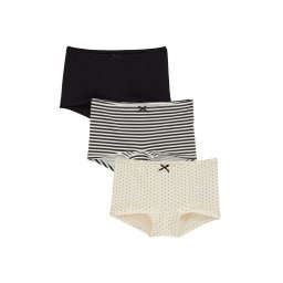 WE Fashion Chiloţi ecru / negru