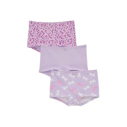 WE Fashion Chiloţi mov deschis / roz / roșu-violet / alb