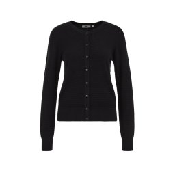 WE Fashion Geacă tricotată negru